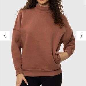 TeamLTD crew mock sweater